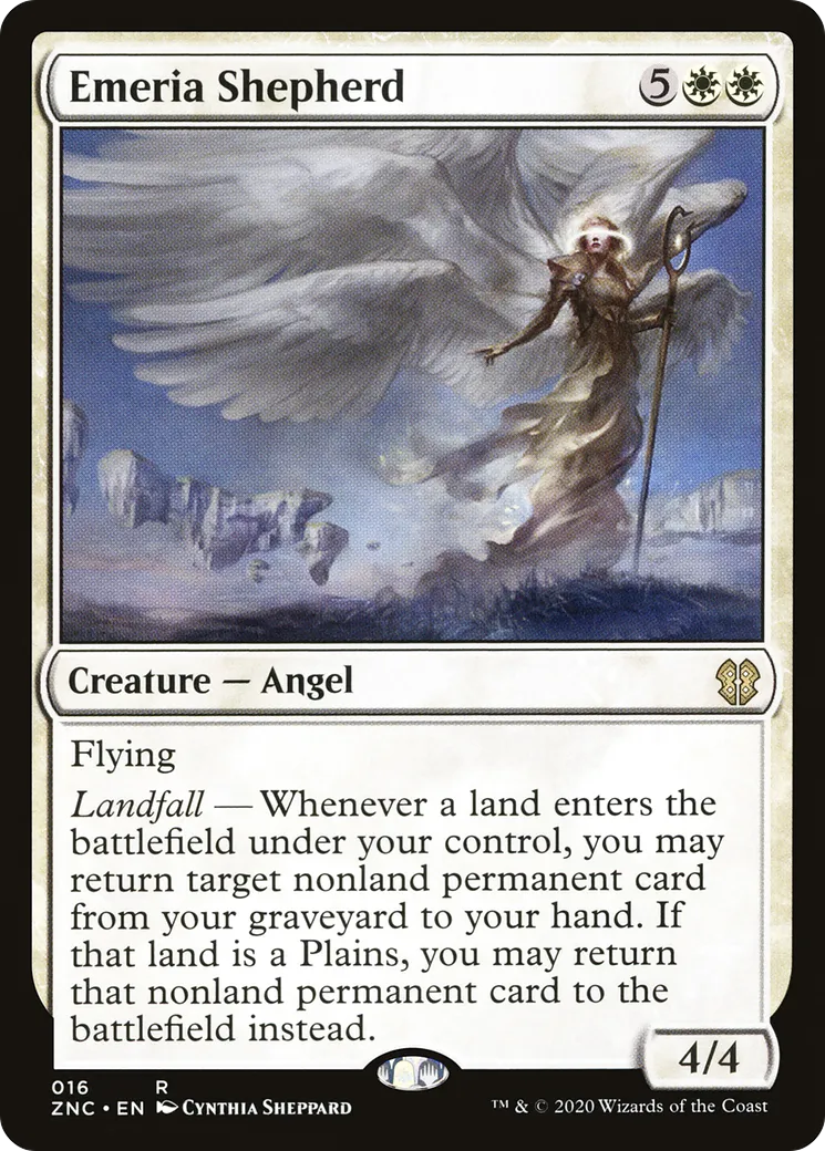Emeria Shepherd — Zendikar Rising Commander — Magic: The Gathering