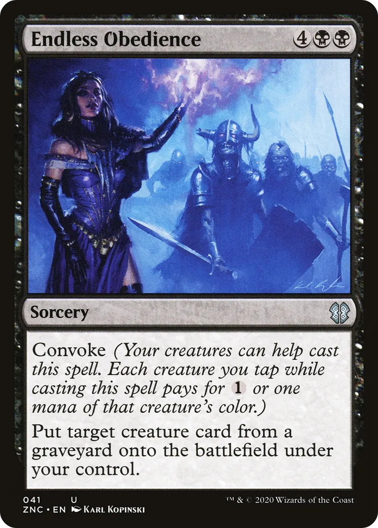 Obéissance perpétuelle — Zendikar Rising Commander — Magic: The Gathering