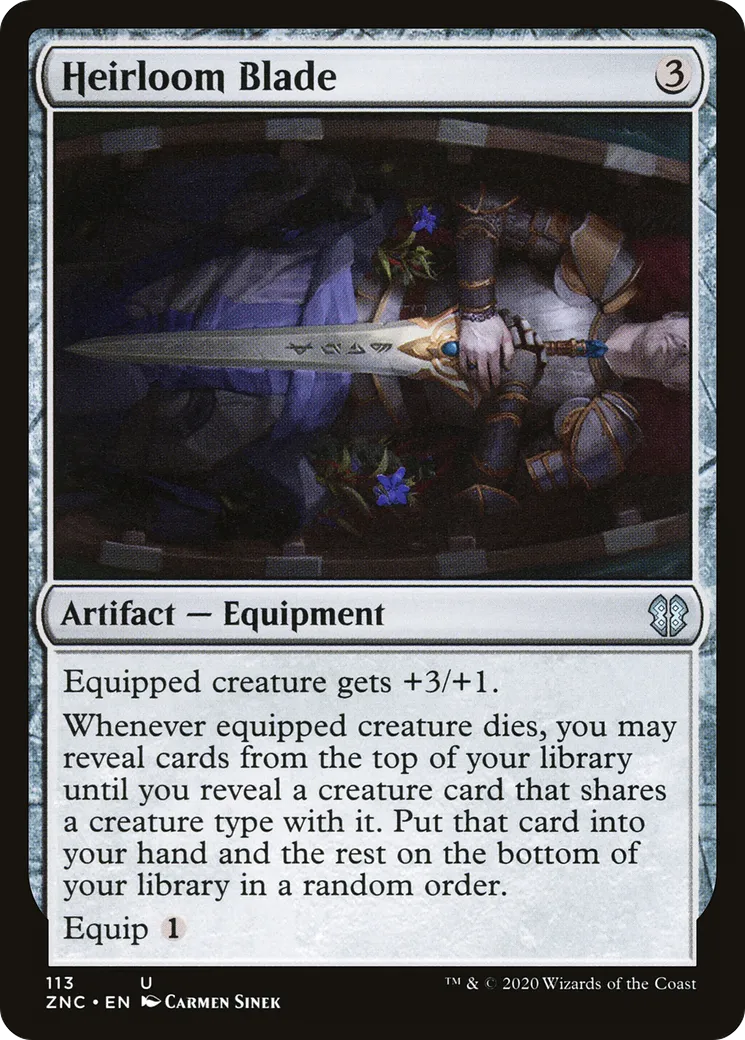 Lame d'héritage — Zendikar Rising Commander — Magic: The Gathering