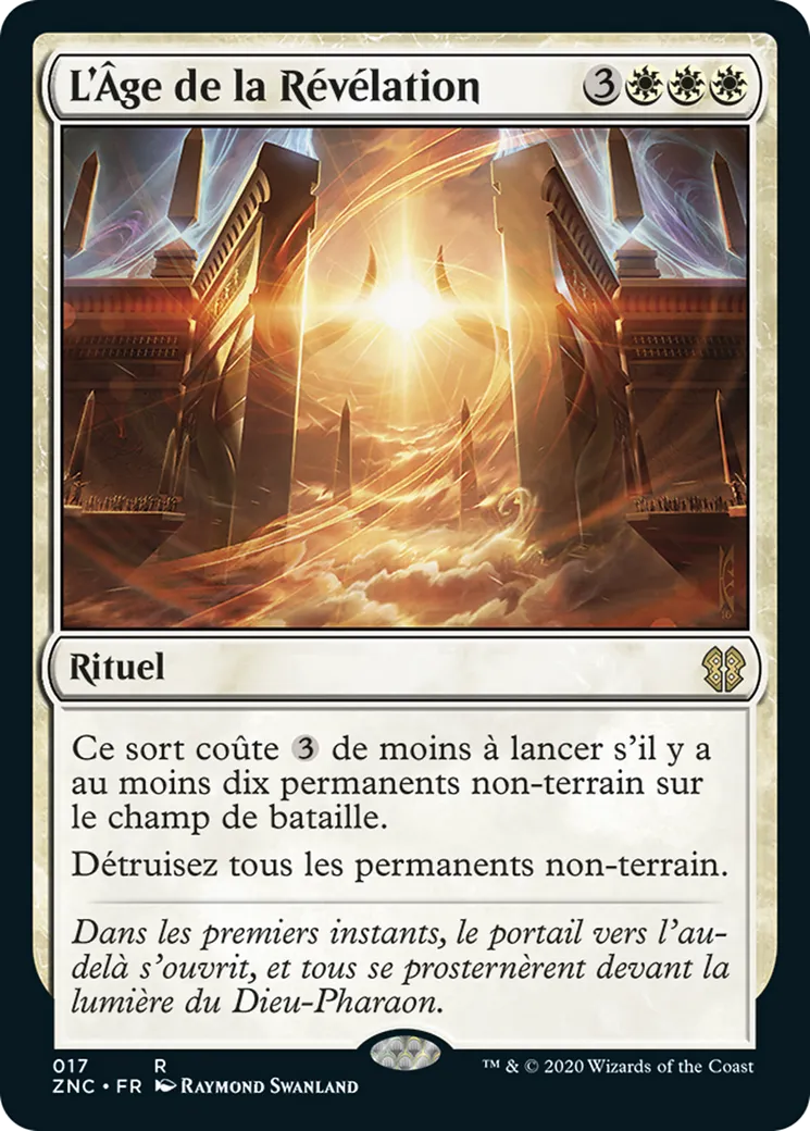 L'Âge de la Révélation — Zendikar Rising Commander — Magic: The Gathering