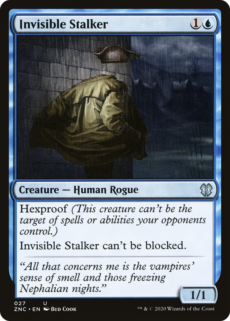 Invisible Stalker — Zendikar Rising Commander — Magic: The Gathering
