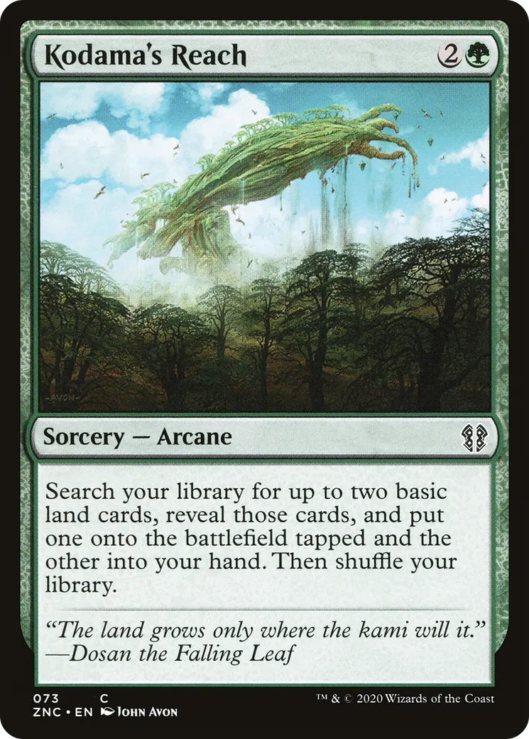 Kodama's Reach — Zendikar Rising Commander — Magic: The Gathering