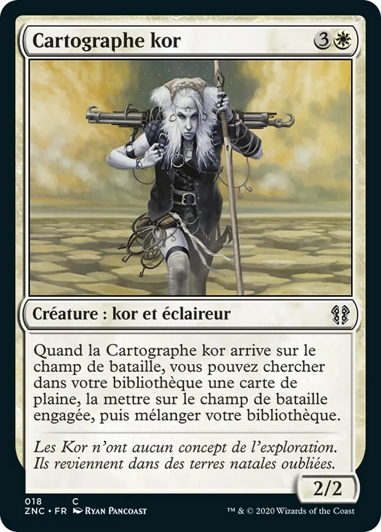 Cartographe kor — Zendikar Rising Commander — Magic: The Gathering