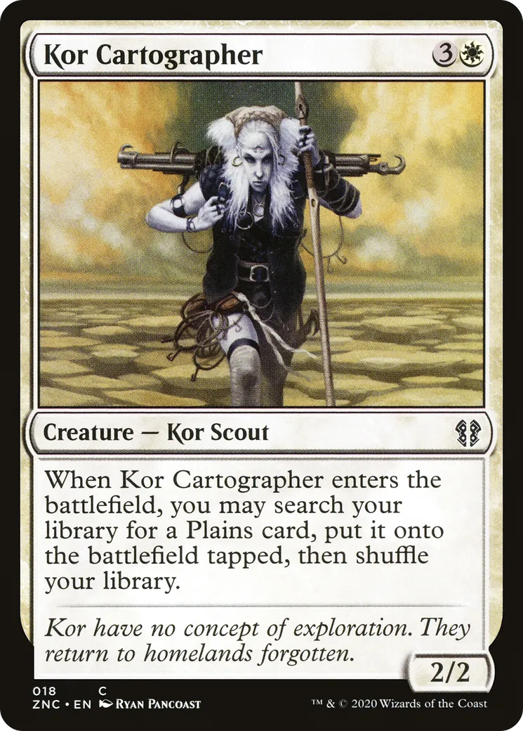 Kor Cartographer — Zendikar Rising Commander — Magic: The Gathering