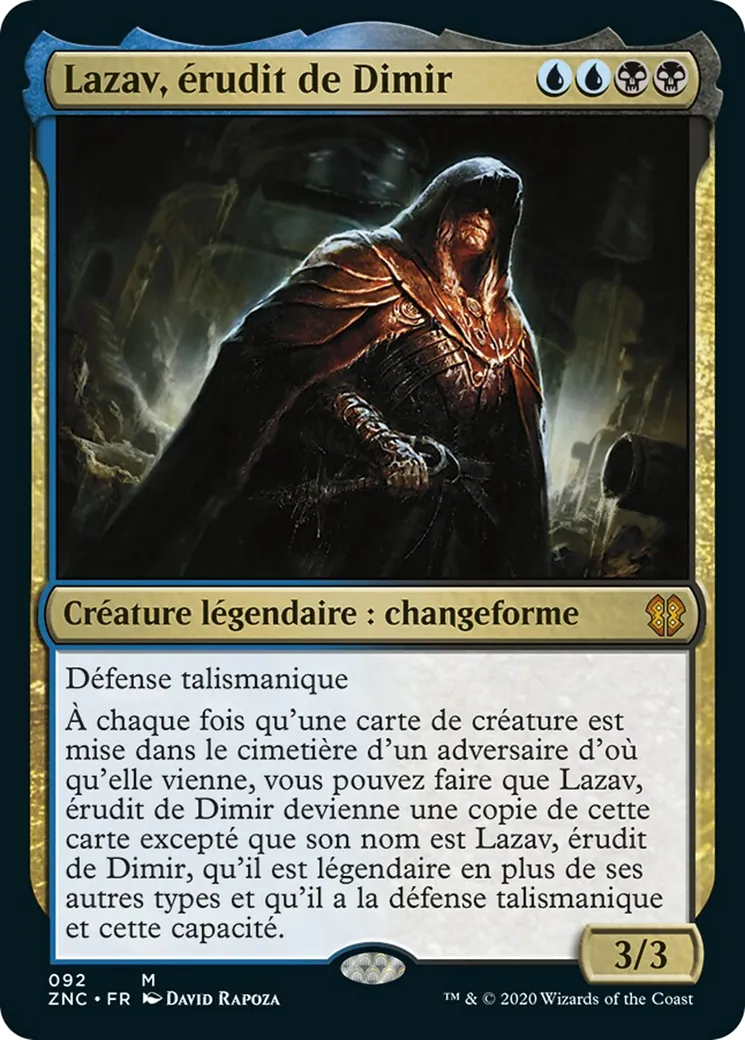 Lazav, érudit de Dimir — Zendikar Rising Commander — Magic: The Gathering