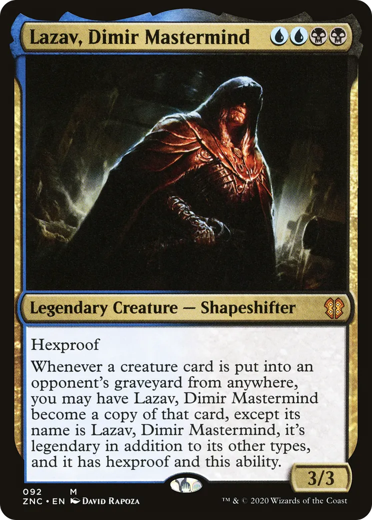 Lazav, Dimir Mastermind — Zendikar Rising Commander — Magic: The Gathering