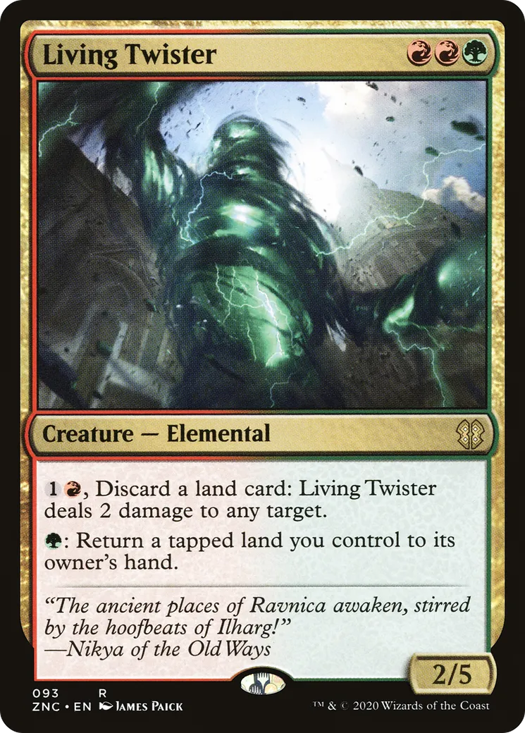 Tornade vivante — Zendikar Rising Commander — Magic: The Gathering