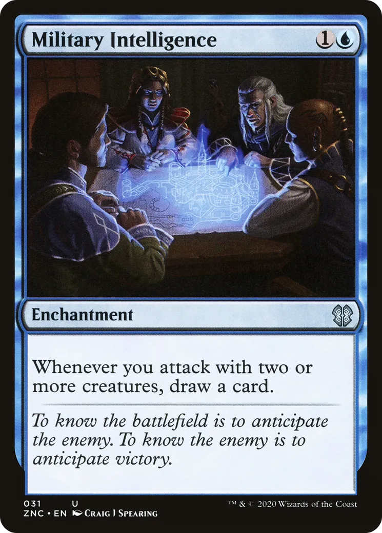 Renseignements militaires — Zendikar Rising Commander — Magic: The Gathering