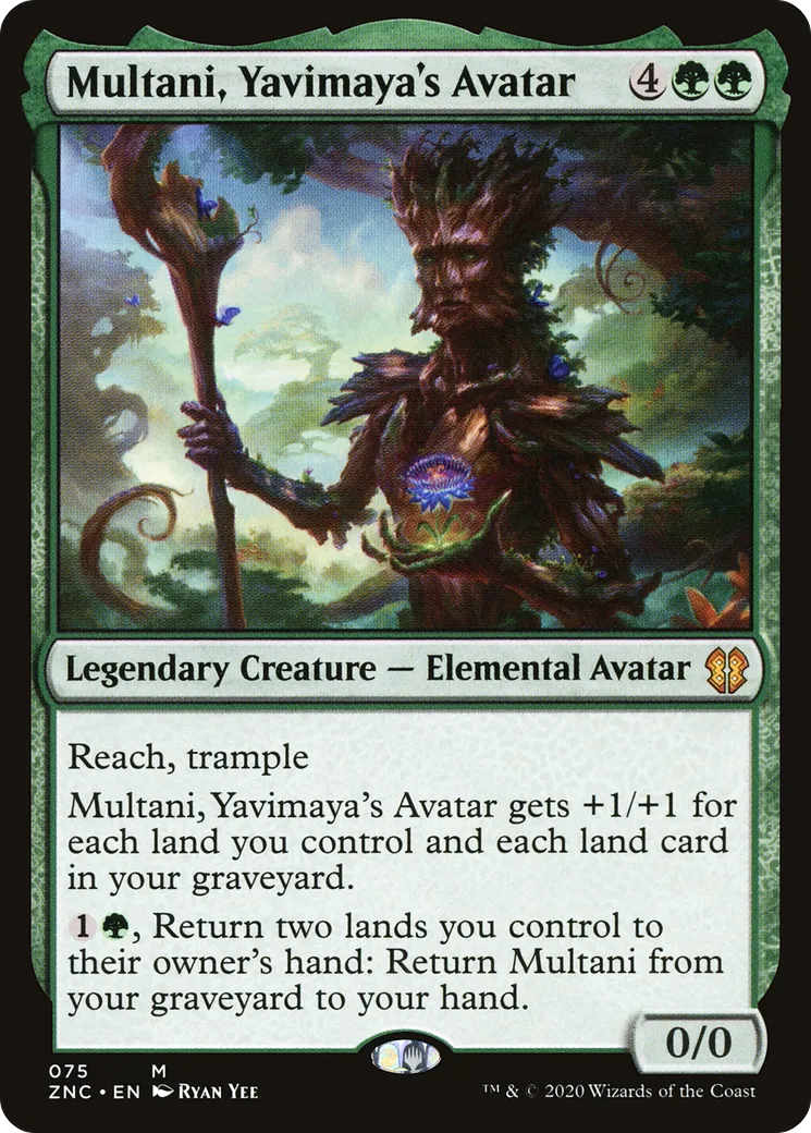 Multani, avatar de la Yavimaya — Zendikar Rising Commander — Magic: The Gathering