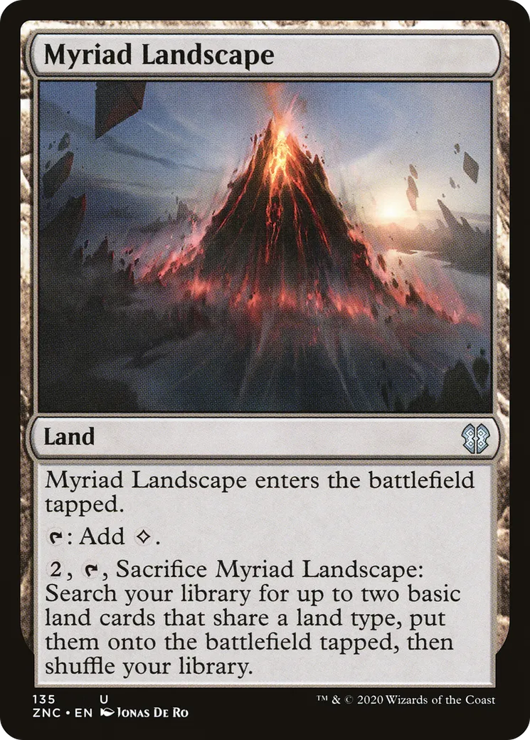 Myriad Landscape — Zendikar Rising Commander — Magic: The Gathering
