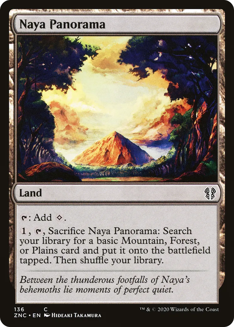Naya Panorama — Zendikar Rising Commander — Magic: The Gathering