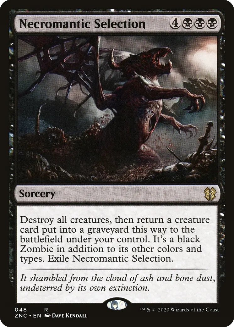 Sélection nécromantique — Zendikar Rising Commander — Magic: The Gathering