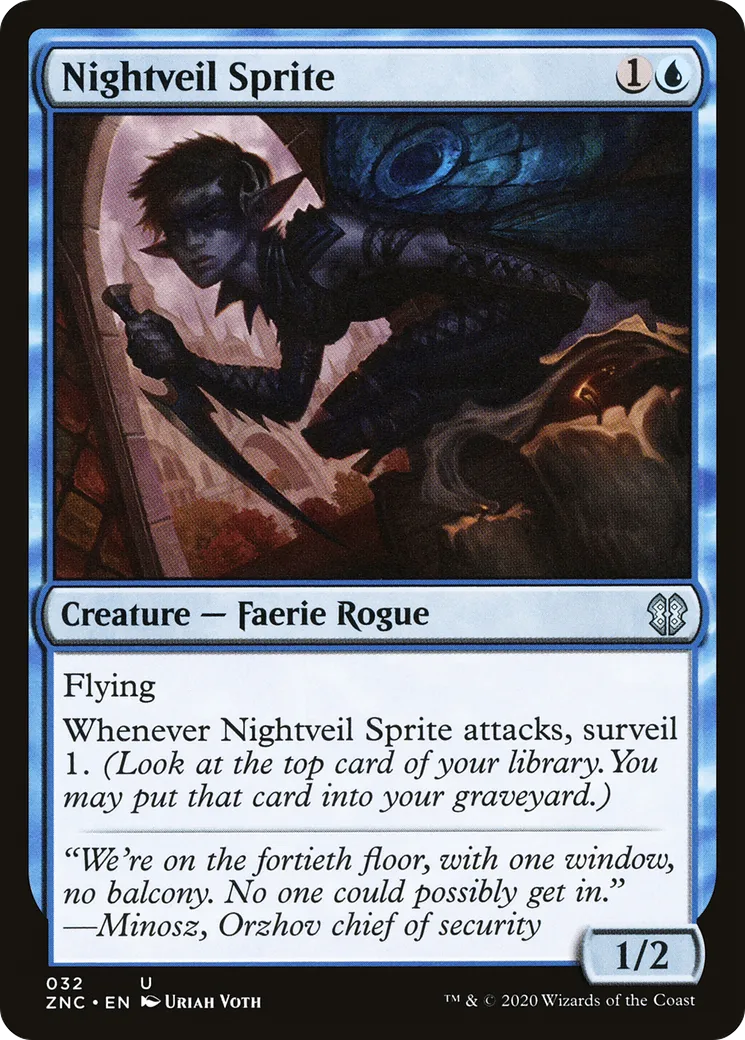 Farfadette voilenuit — Zendikar Rising Commander — Magic: The Gathering
