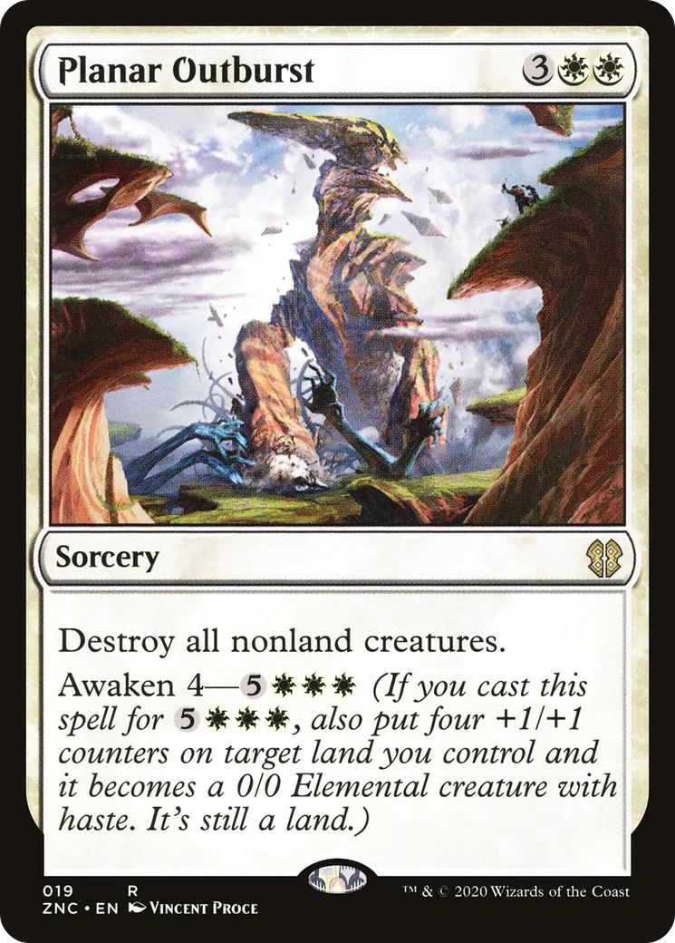 Planar Outburst — Zendikar Rising Commander — Magic: The Gathering