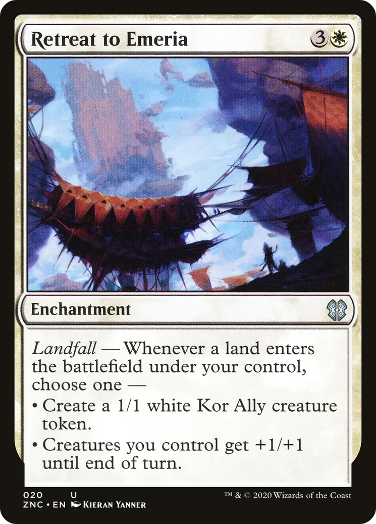 Retreat to Emeria — Zendikar Rising Commander — Magic: The Gathering