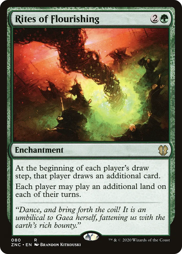 Sacres de l'abondance — Zendikar Rising Commander — Magic: The Gathering