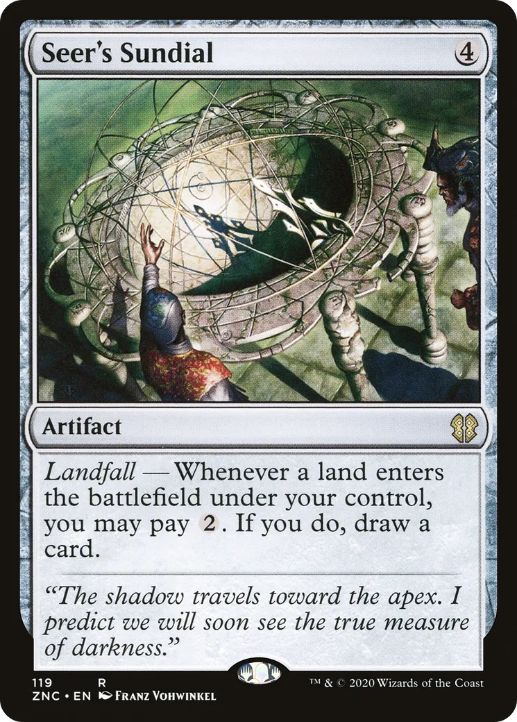 Cadran solaire du voyant — Zendikar Rising Commander — Magic: The Gathering