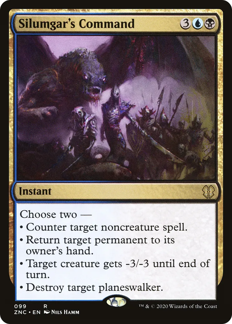 Commandement de Silumgar — Zendikar Rising Commander — Magic: The Gathering