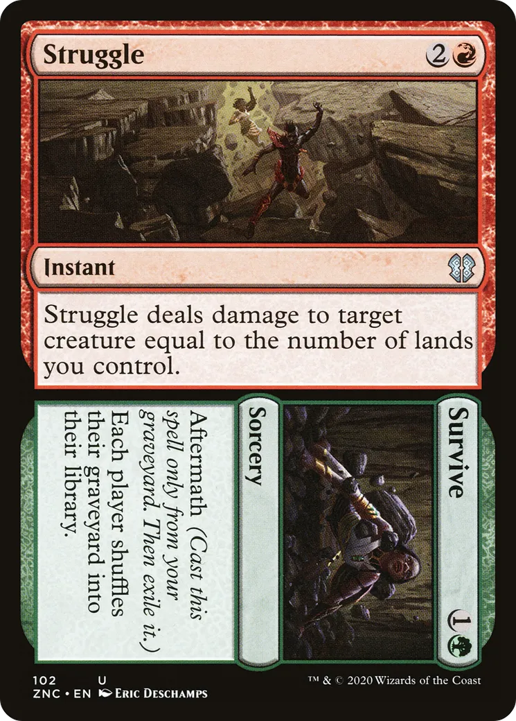 Lutter // Survivre — Zendikar Rising Commander — Magic: The Gathering