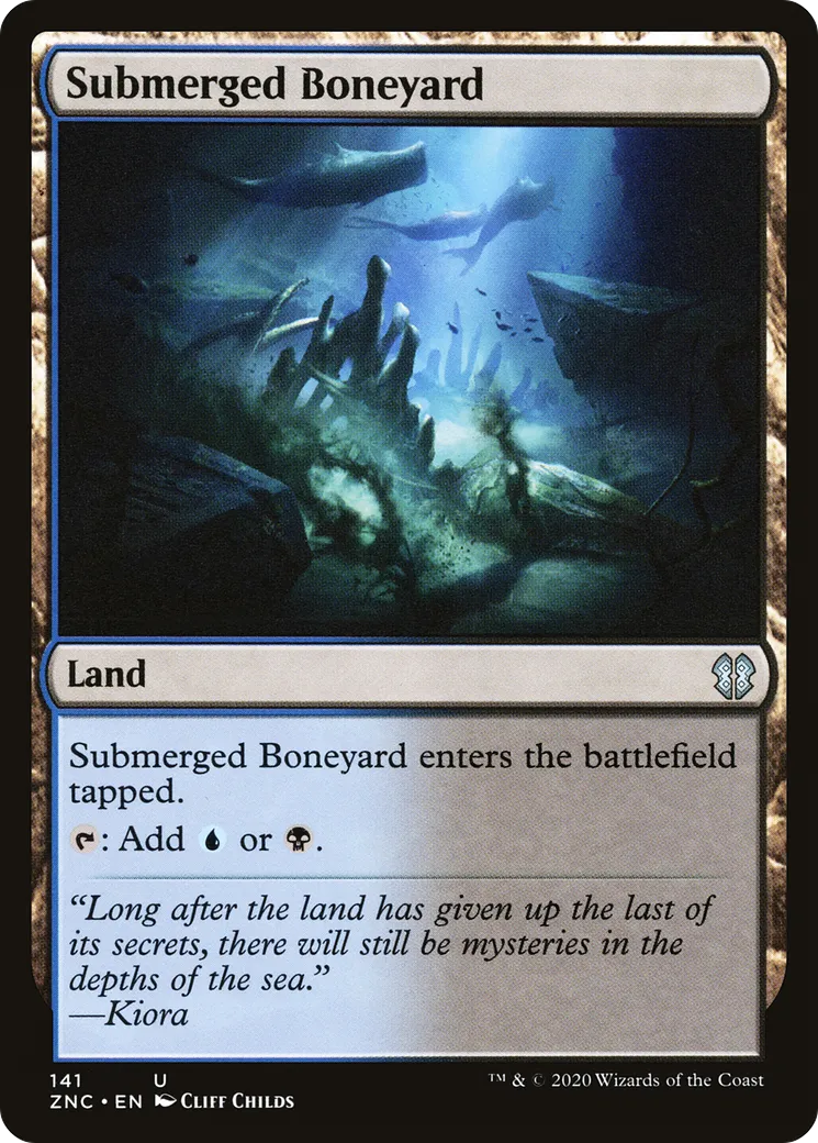Submerged Boneyard — Zendikar Rising Commander — Magic: The Gathering