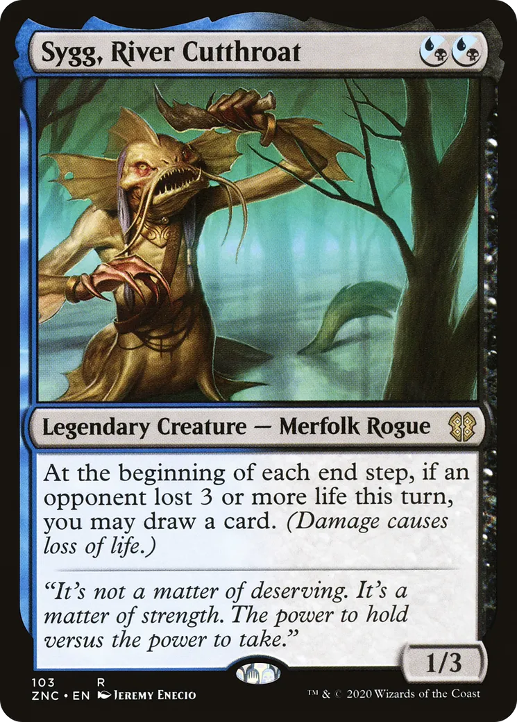 Sygg, River Cutthroat — Zendikar Rising Commander — Magic: The Gathering
