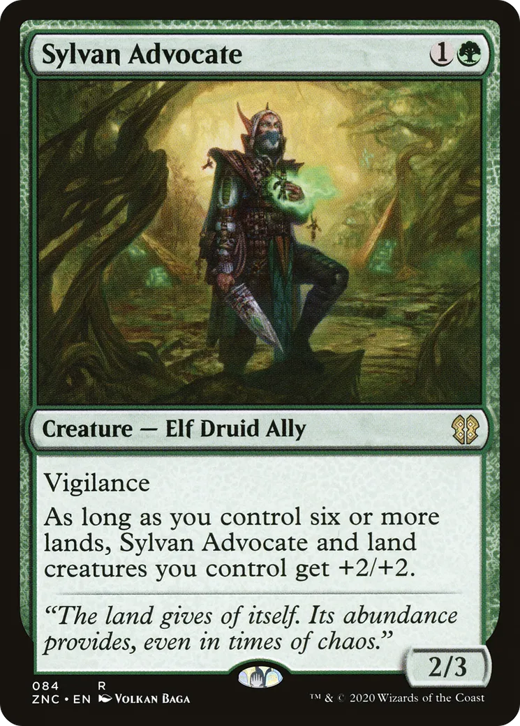 Partisan sylvestre — Zendikar Rising Commander — Magic: The Gathering