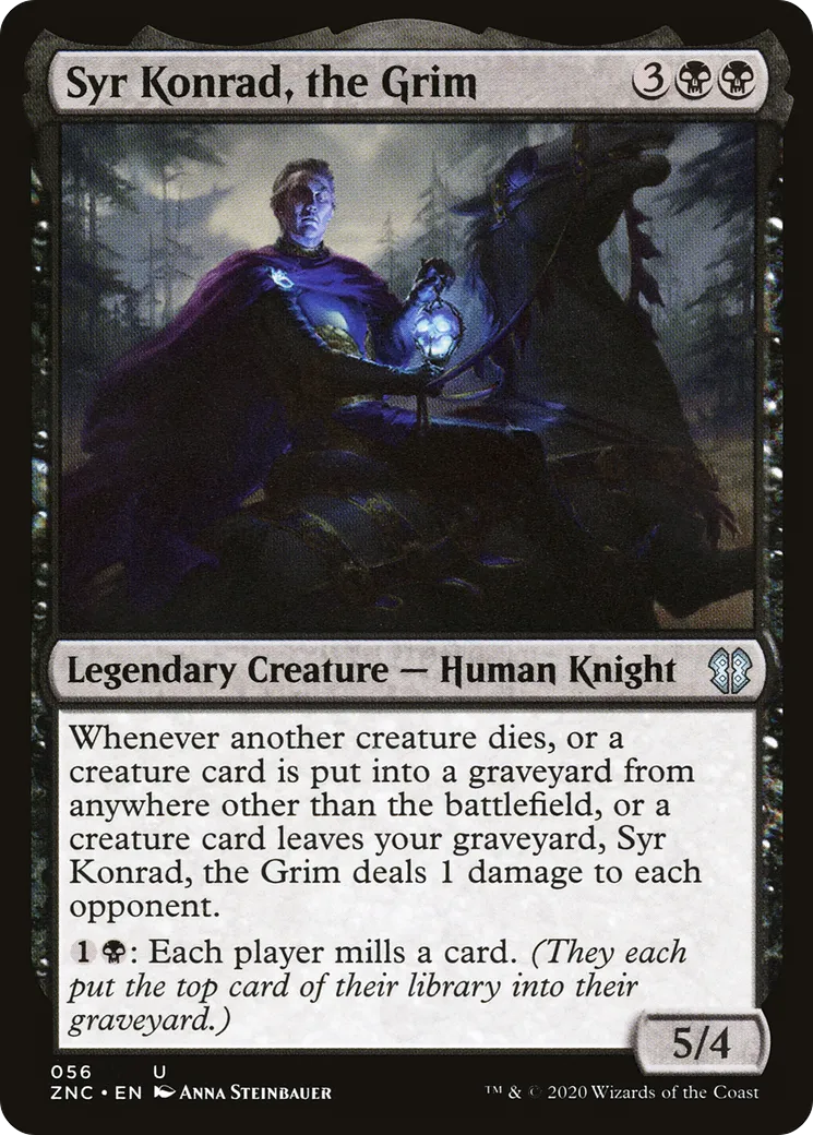 Syr Konrad, le Sinistre — Zendikar Rising Commander — Magic: The Gathering