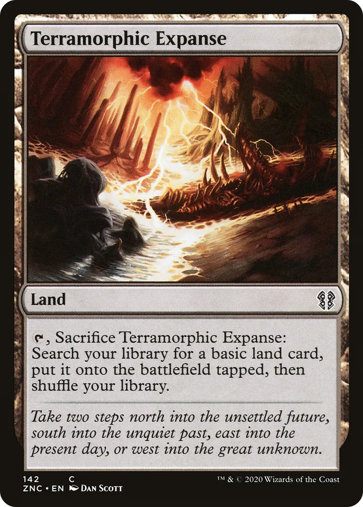 Immensité terramorphe — Zendikar Rising Commander — Magic: The Gathering