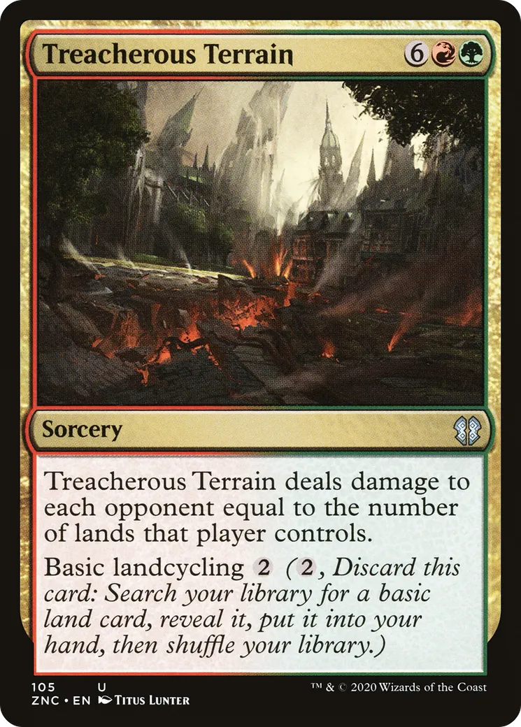 Terrain traître — Zendikar Rising Commander — Magic: The Gathering