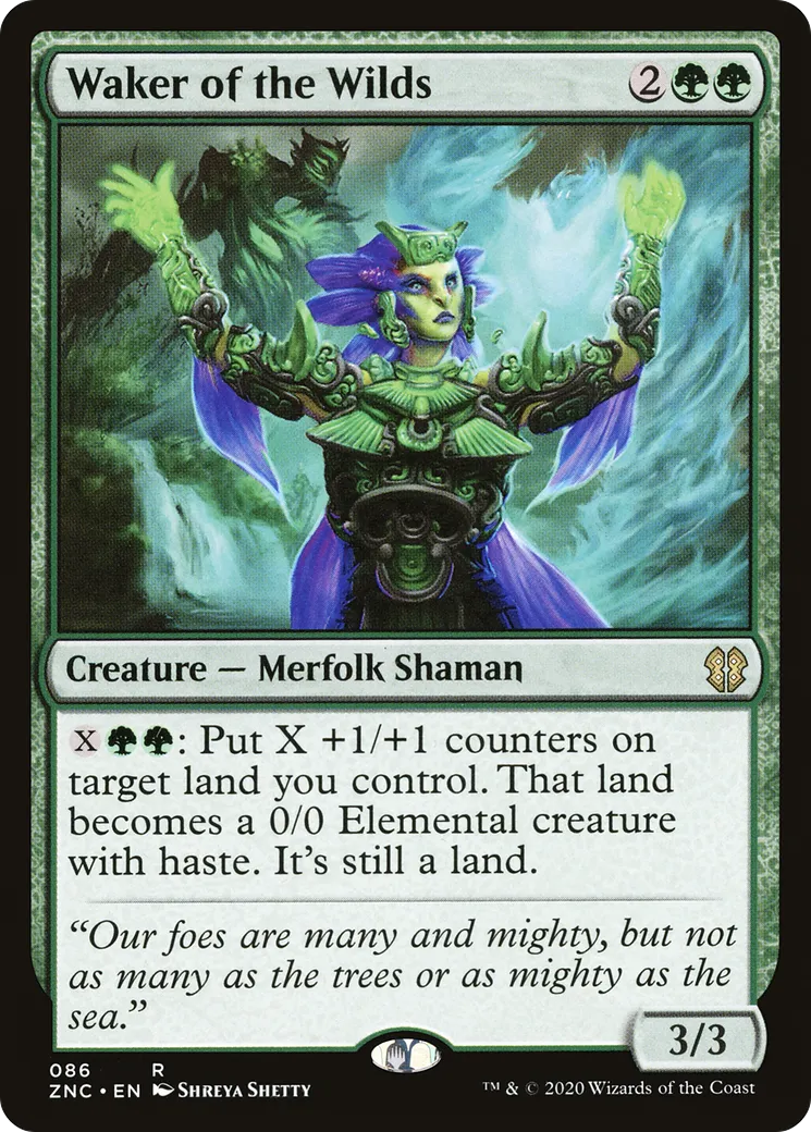 Éveilleuse des étendues sauvages — Zendikar Rising Commander — Magic: The Gathering