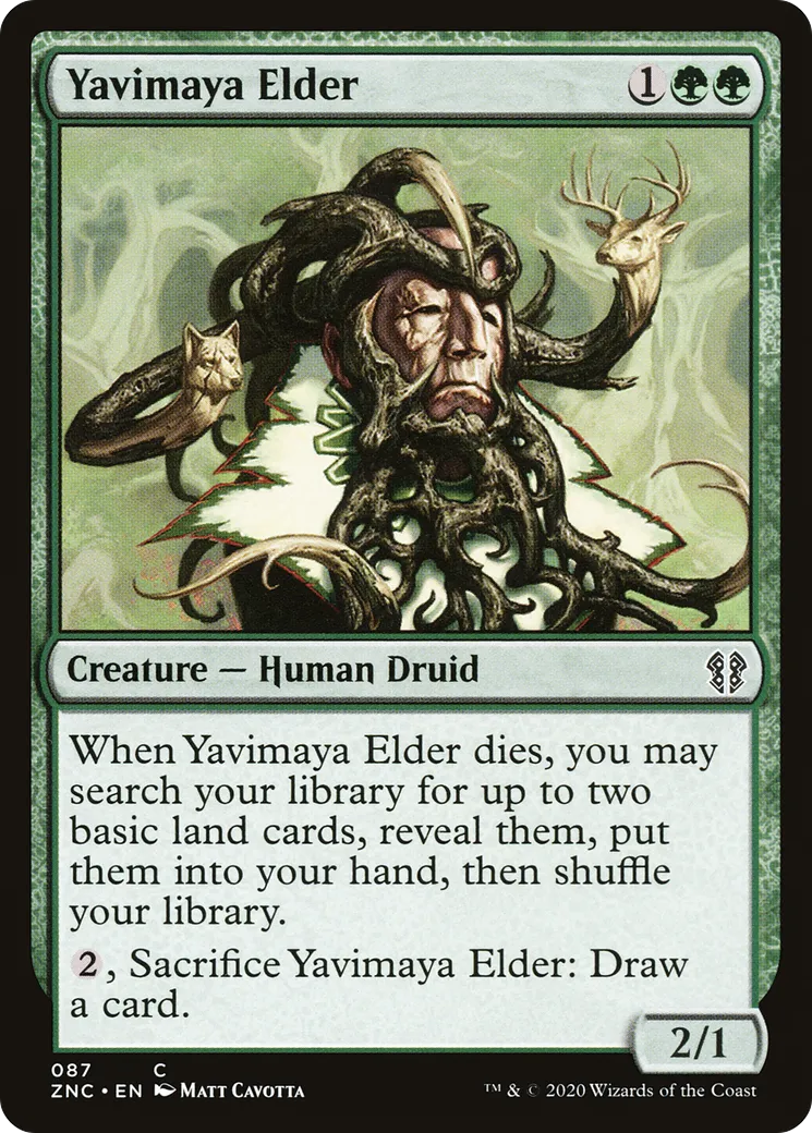 Yavimaya Elder — Zendikar Rising Commander — Magic: The Gathering