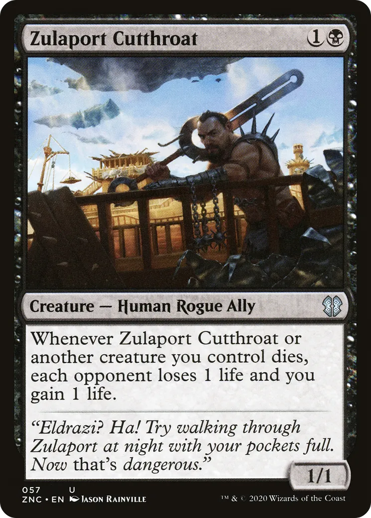 Zulaport Cutthroat — Zendikar Rising Commander — Magic: The Gathering