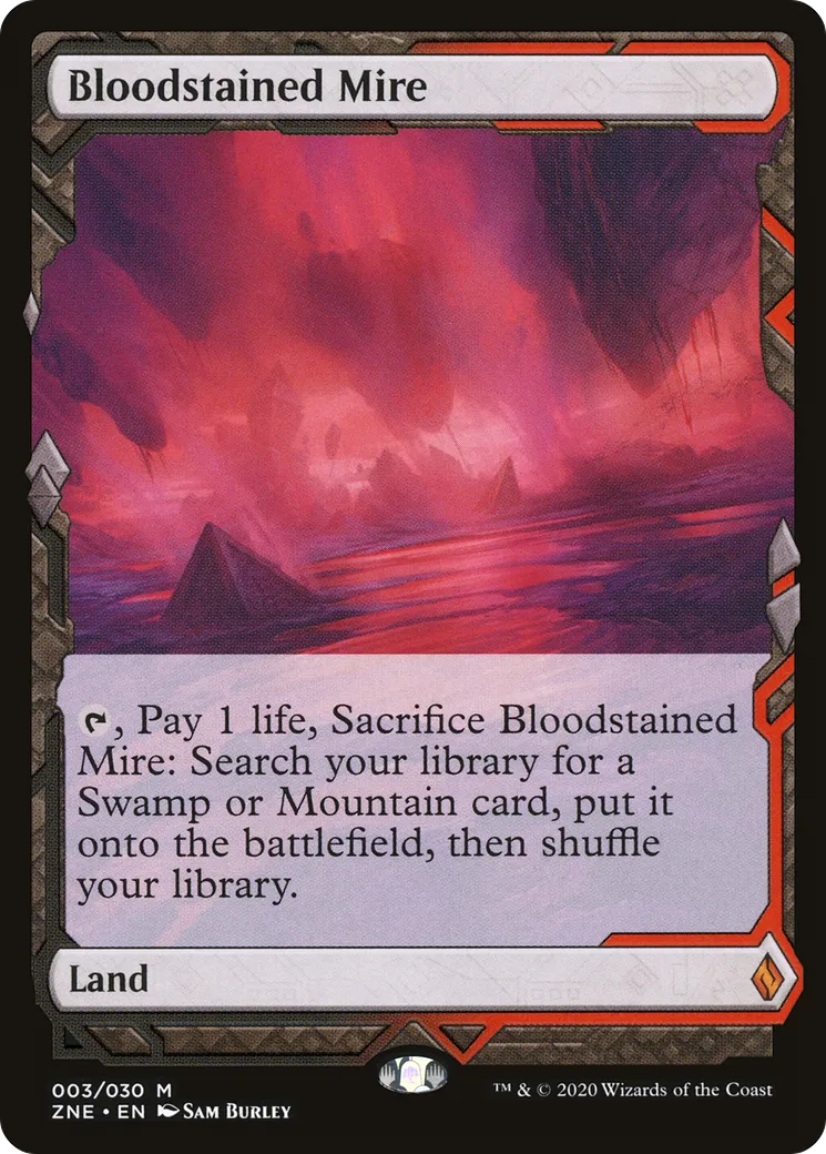 Bloodstained Mire — Zendikar Rising Expeditions — Magic: The Gathering