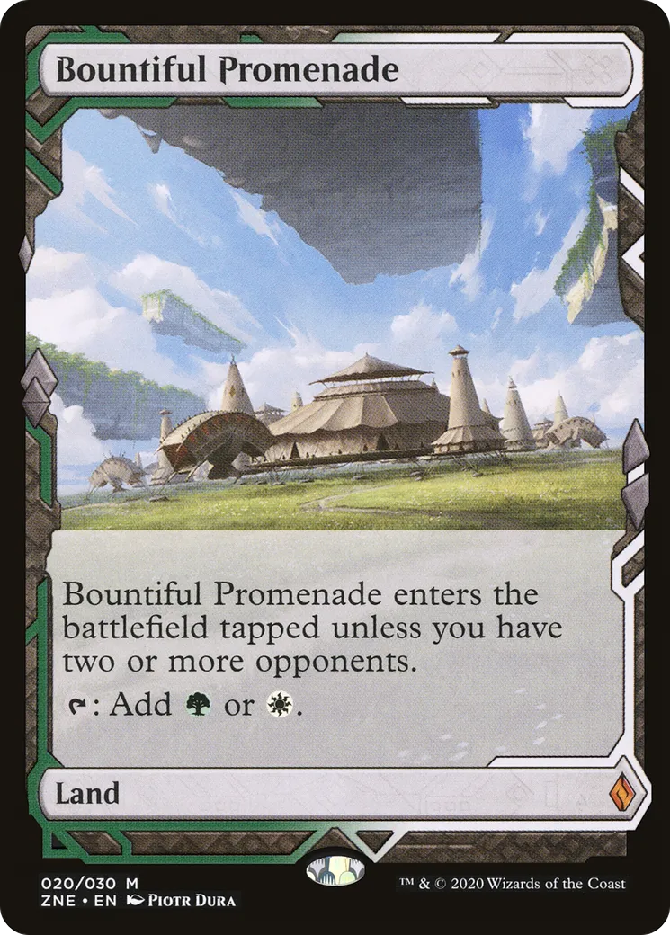 Bountiful Promenade — Zendikar Rising Expeditions — Magic: The Gathering