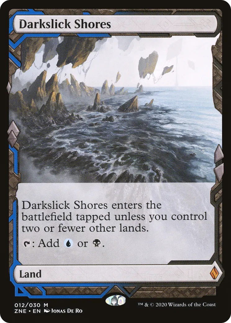 Darkslick Shores — Zendikar Rising Expeditions — Magic: The Gathering