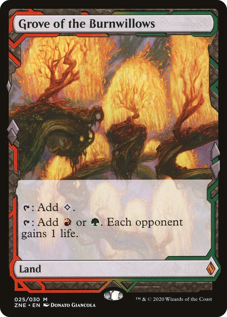 Grove of the Burnwillows — Zendikar Rising Expeditions — Magic: The Gathering