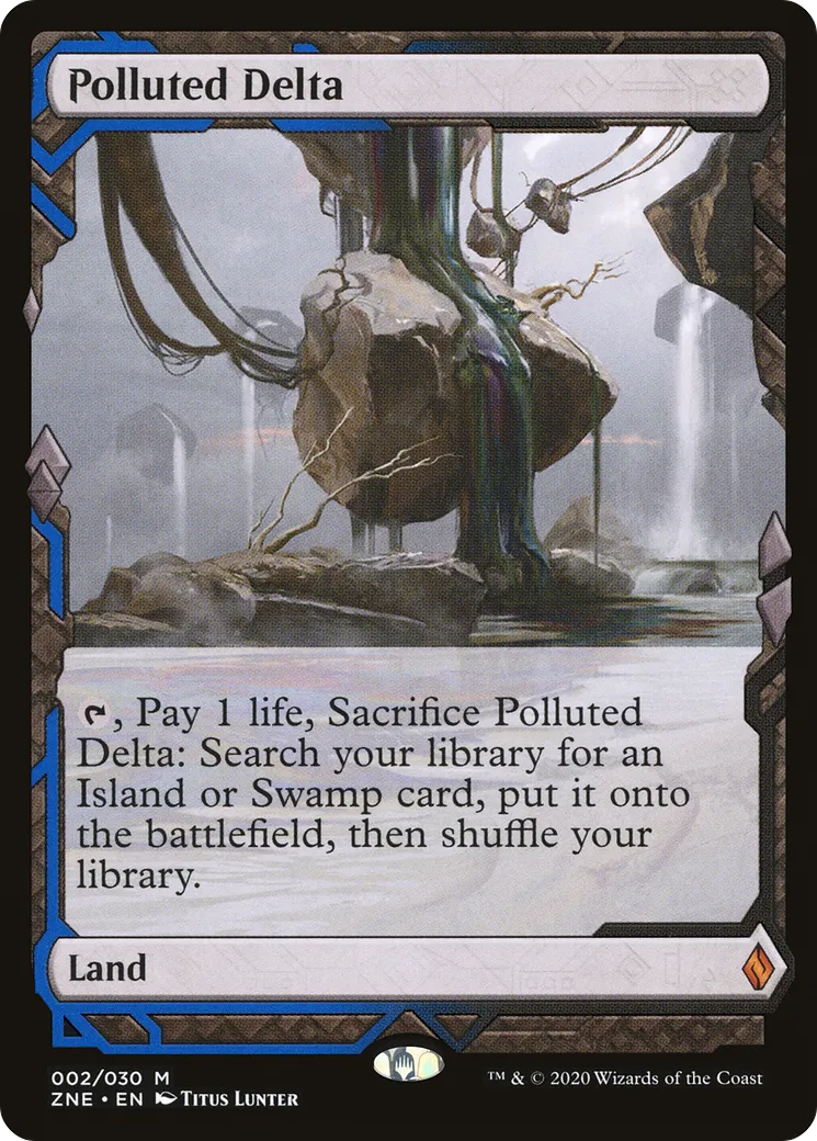 Polluted Delta — Zendikar Rising Expeditions — Magic: The Gathering