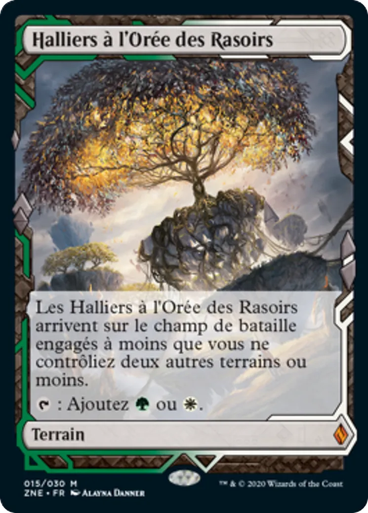 Halliers à l'Orée des Rasoirs — Zendikar Rising Expeditions — Magic: The Gathering
