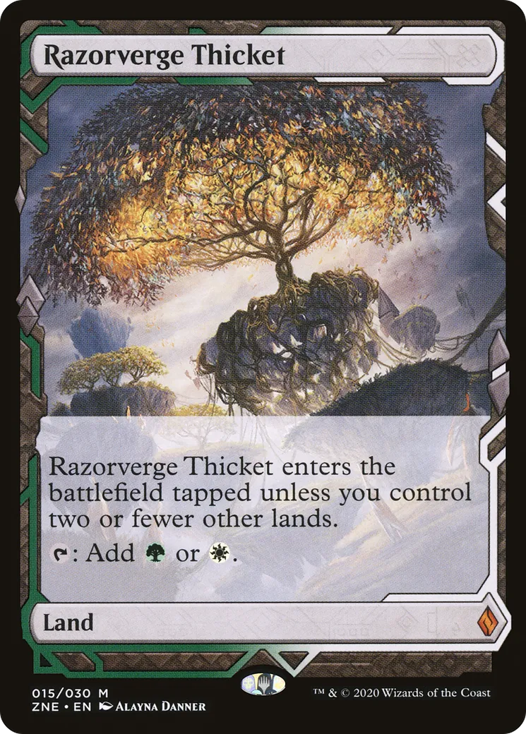 Razorverge Thicket — Zendikar Rising Expeditions — Magic: The Gathering