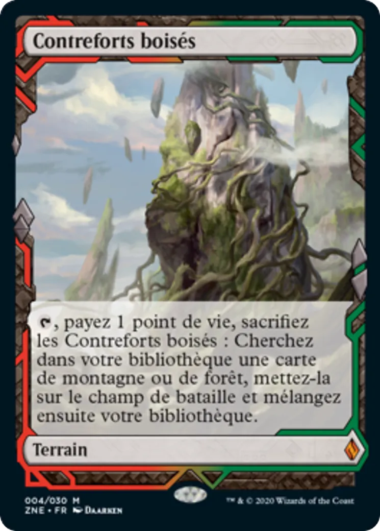 Contreforts boisés — Zendikar Rising Expeditions — Magic: The Gathering
