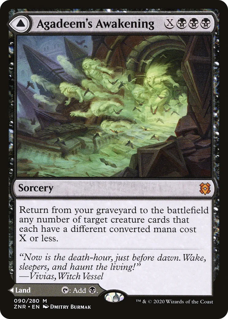 Agadeem's Awakening // Agadeem, the Undercrypt — Zendikar Rising — Magic: The Gathering
