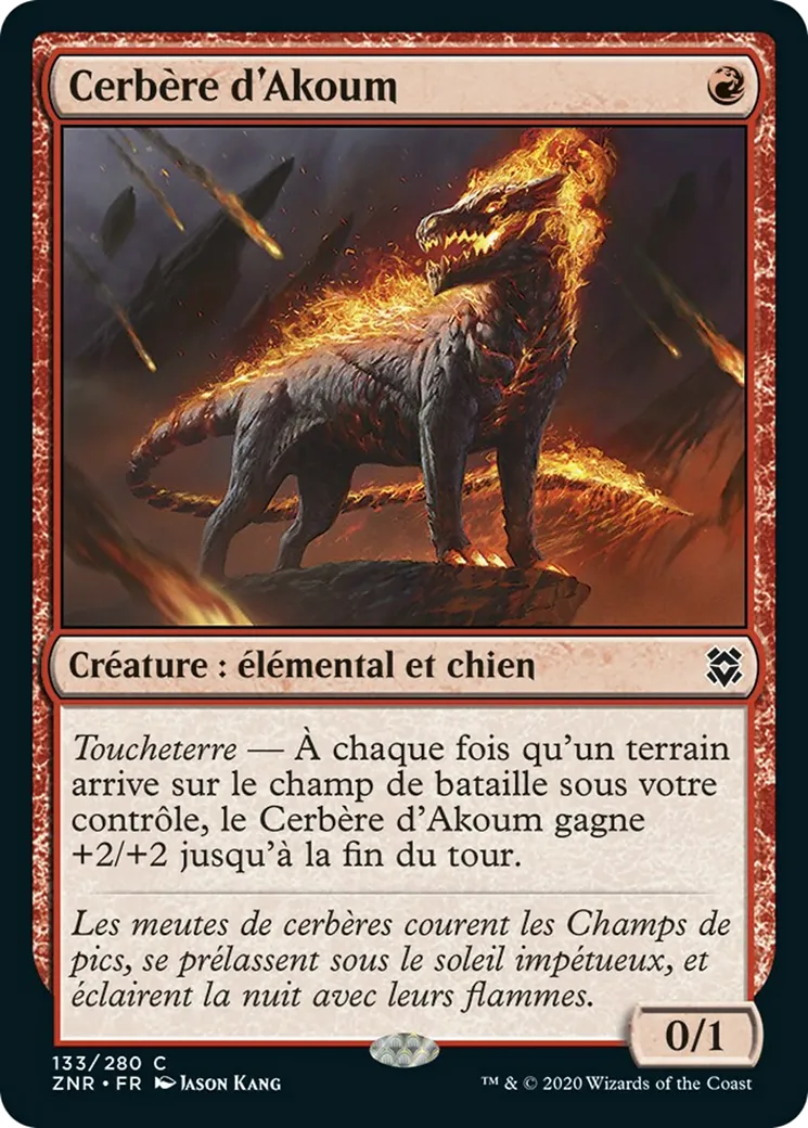 Cerbère d'Akoum — Zendikar Rising — Magic: The Gathering