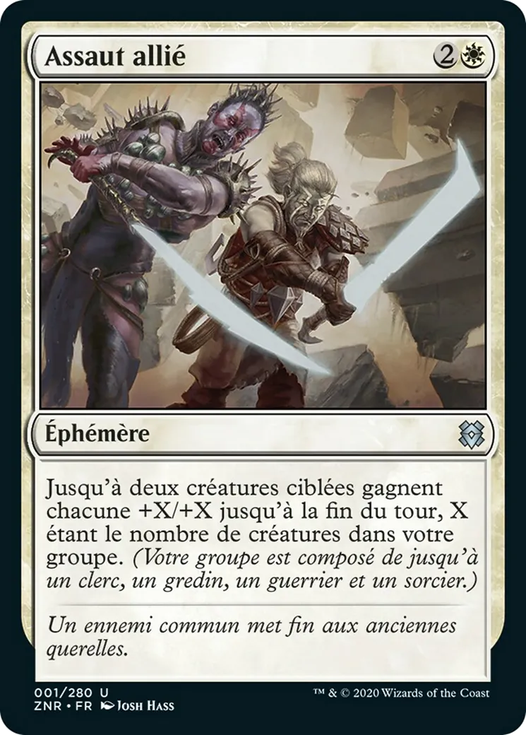 Assaut allié — Zendikar Rising — Magic: The Gathering