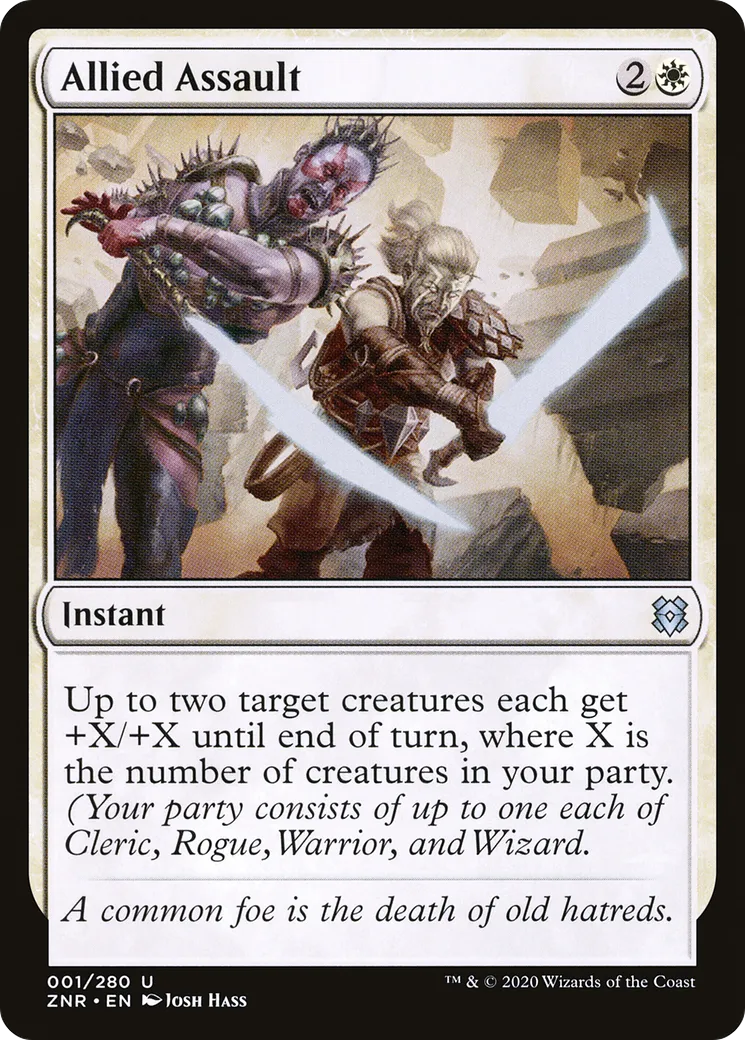 Assaut allié — Zendikar Rising — Magic: The Gathering