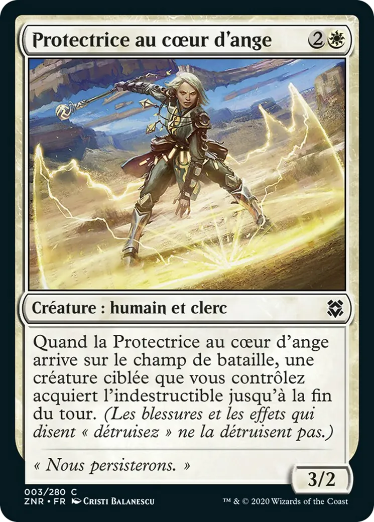 Protectrice au cœur d'ange — Zendikar Rising — Magic: The Gathering