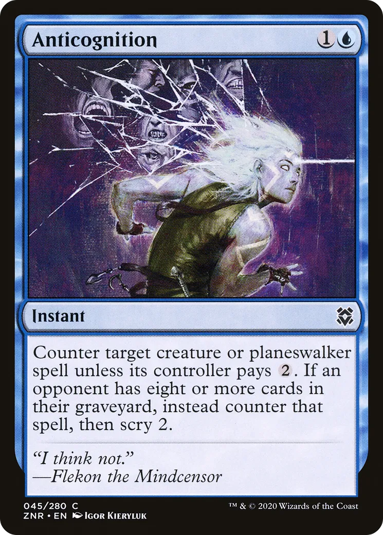 Anti-cognition — Zendikar Rising — Magic: The Gathering
