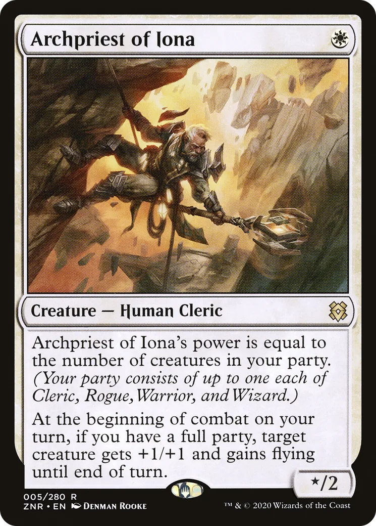 Archpriest of Iona — Zendikar Rising — Magic: The Gathering