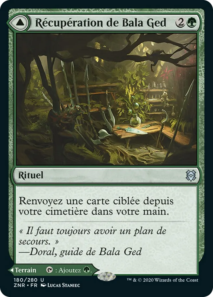 Récupération de Bala Ged // Sanctuaire de Bala Ged — Zendikar Rising — Magic: The Gathering