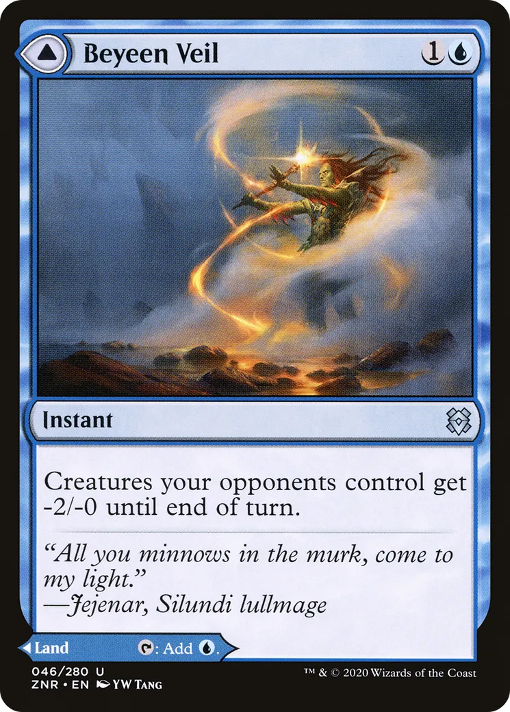 Voile de Beyeen // Côte de Beyeen — Zendikar Rising — Magic: The Gathering