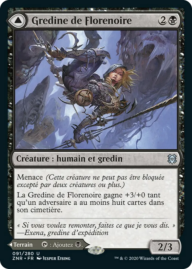 Gredine de Florenoire // Marécage de Florenoire — Zendikar Rising — Magic: The Gathering